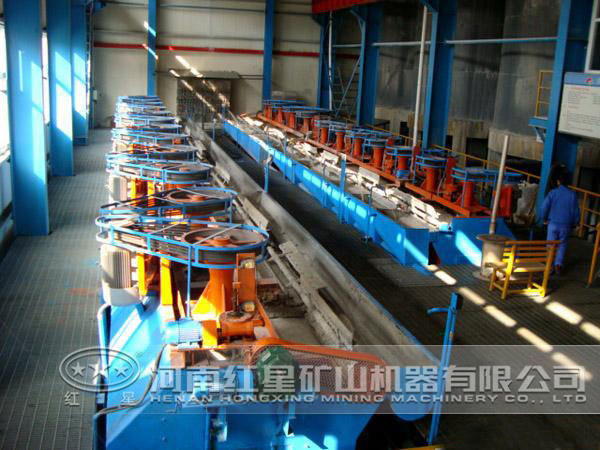 浮選工藝流程現場 浮選工藝流程現場