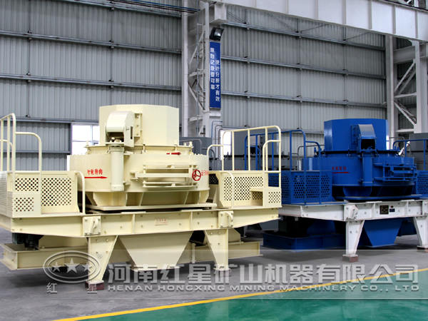 鵝卵石制砂機生產車間 鵝卵石制砂機生產車間