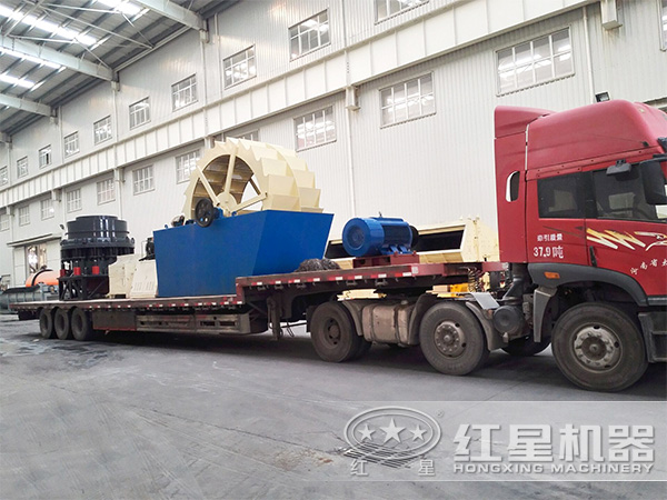 洗砂機發貨現場 洗砂機發貨現場