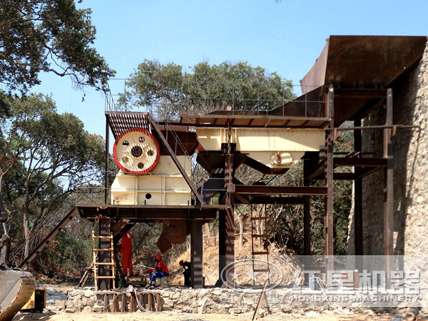 破碎生產線現場 破碎生產線現場