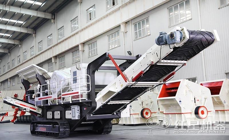 配置顎破的履帶移動破碎站 配置顎破的履帶移動破碎站