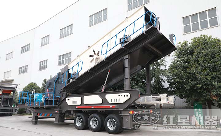 移動石子篩分機 移動石子篩分機