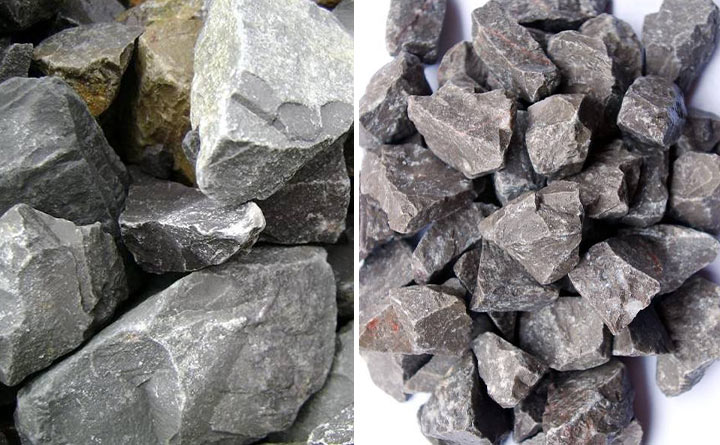 山石破碎前后 山石破碎前后