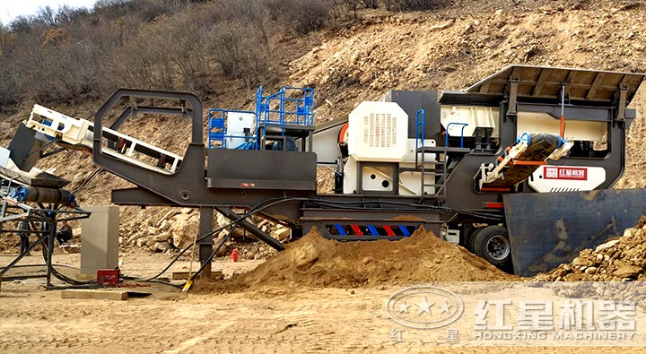 移動碎石生產線 移動碎石生產線