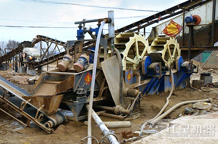 制砂、洗沙作業現場 制砂、洗沙作業現場