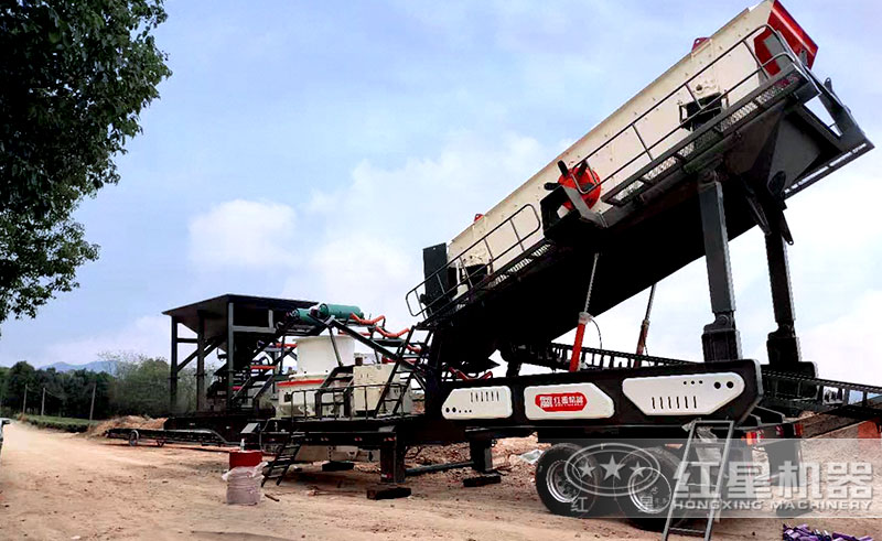 可移動式制砂機客戶現場 可移動式制砂機客戶現場