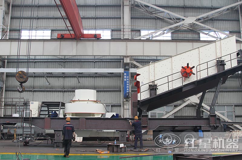 移動式碎石粉砂機 移動式碎石粉砂機