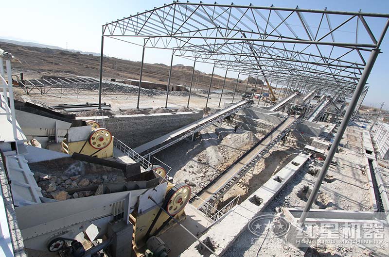 制砂生產現場 制砂生產現場