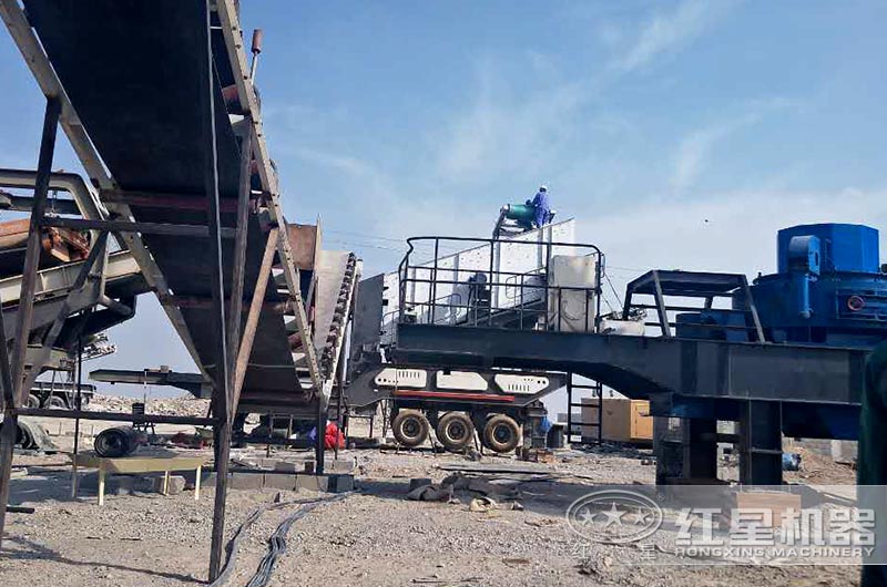 移動制砂機生產現場 移動制砂機生產現場