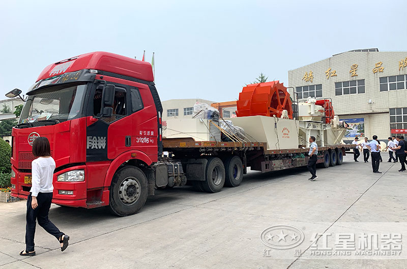 洗石機發貨現場 洗石機發貨現場