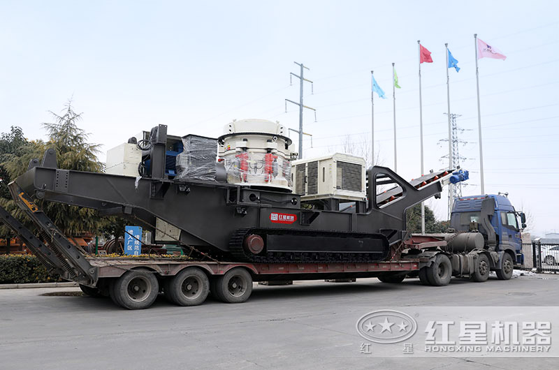 履帶式建筑垃圾破碎機 履帶式建筑垃圾破碎機