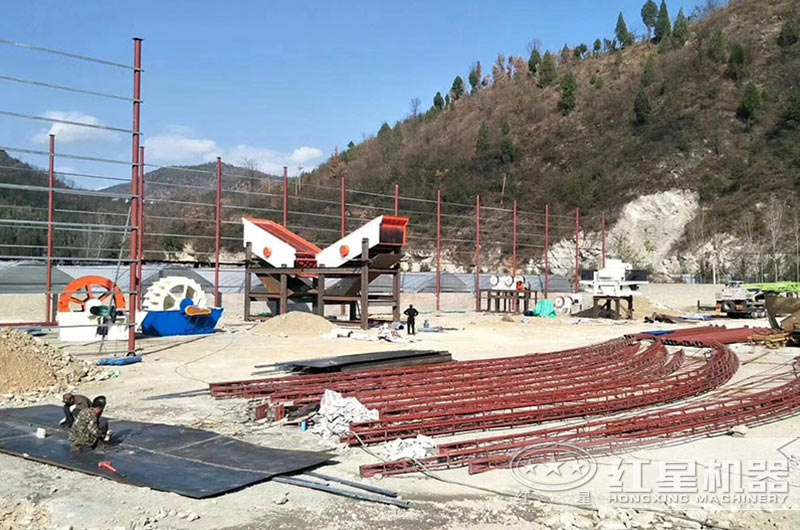 濕法制砂安裝客戶(hù)現(xiàn)場(chǎng) 濕法制砂安裝客戶(hù)現(xiàn)場(chǎng)